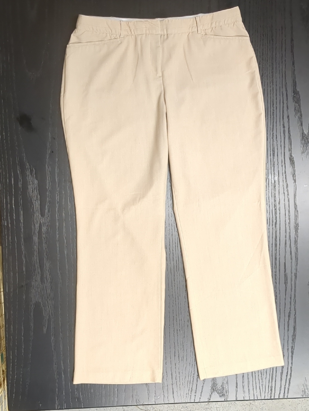 Lane Bryant Stylish Beige, 4 Season Dress Pants, Size 18